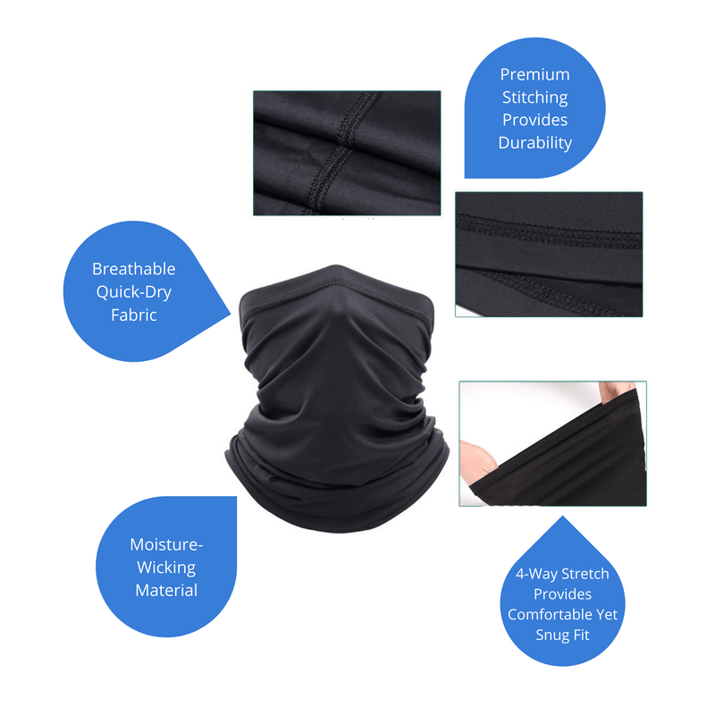 Load image into Gallery viewer, JupiterGear Premium Sports Neck Gaiter Face Mask for Outdoor Activities
