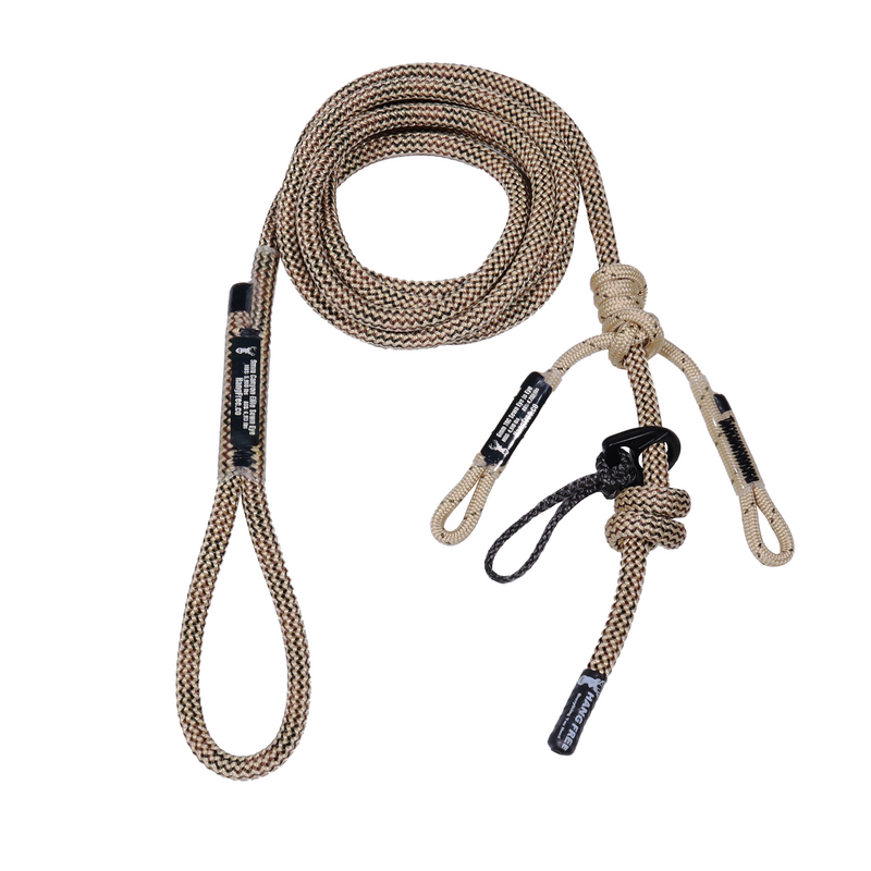Load image into Gallery viewer, 9mm 'Ghost' Standard Sewn Tree Tether &amp; Lineman's Belts.

