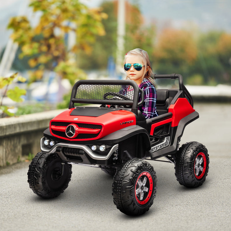Load image into Gallery viewer, Mercedes-Benz Unimog 12V Kids Ride on Truck with Remote Control - Officially Licensed
