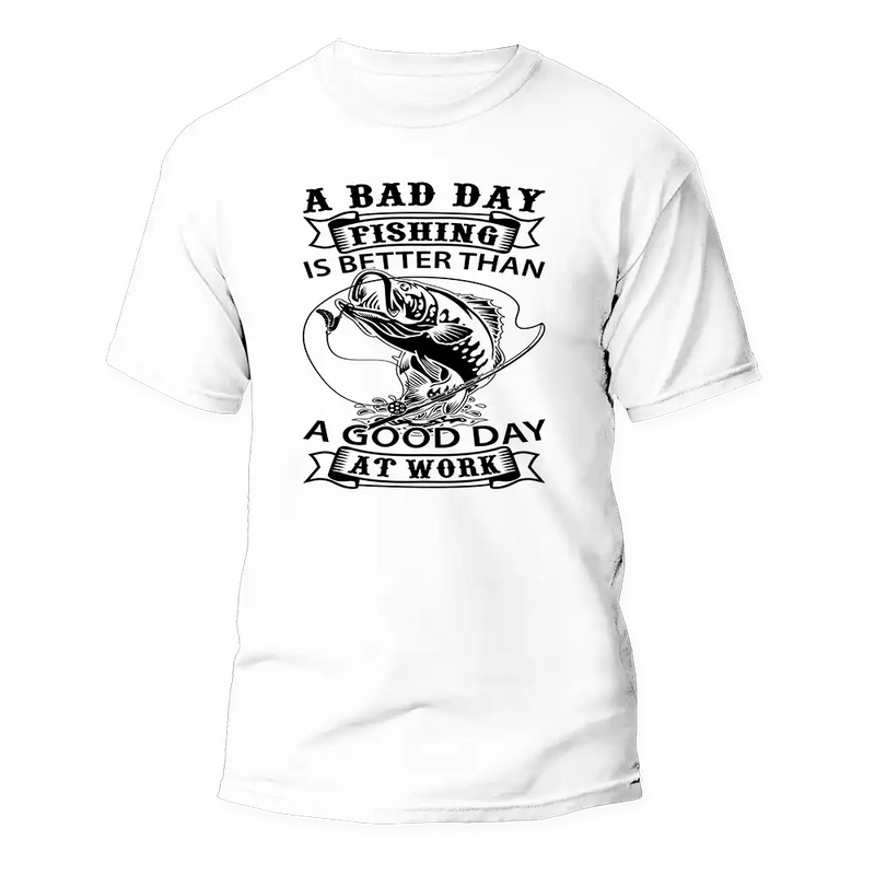 Load image into Gallery viewer, A Bad Day Fishing T-Shirt
