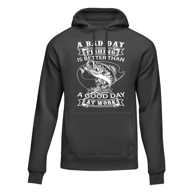 Load image into Gallery viewer, A Bad Day Fishing Unisex Hoodie

