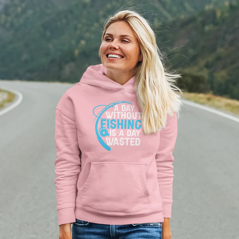 Load image into Gallery viewer, A Day Without Fishing Unisex Hoodie
