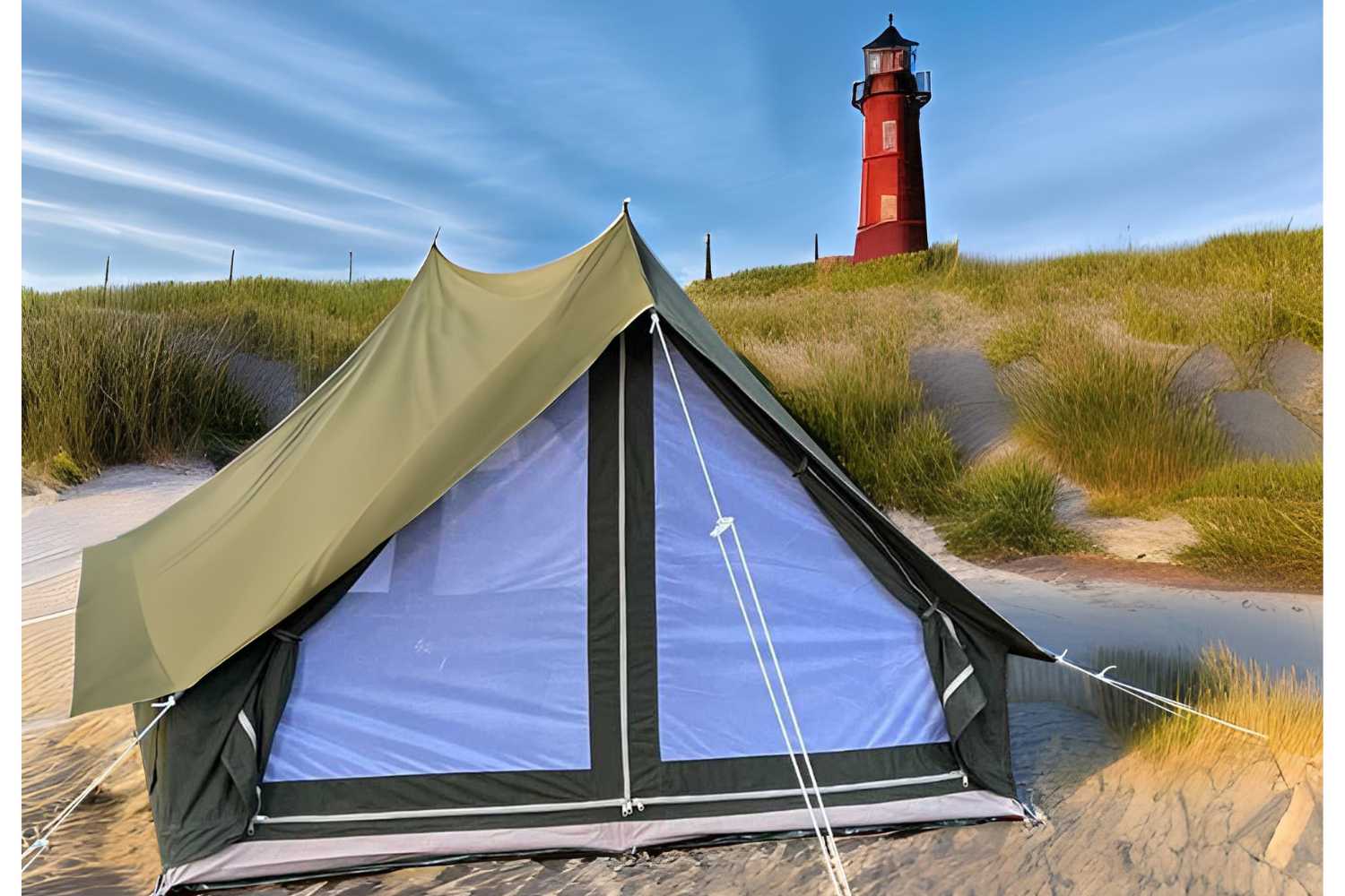 Canvas A-Frame Tent - The Scout About™ - Skoutley Outdoors LLC