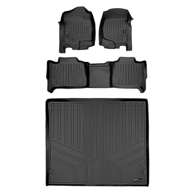 Load image into Gallery viewer, Smart Trim™ Custom Fit Floor Liners For 2007-2008 Tahoe  (without 3rd Row Seats)
