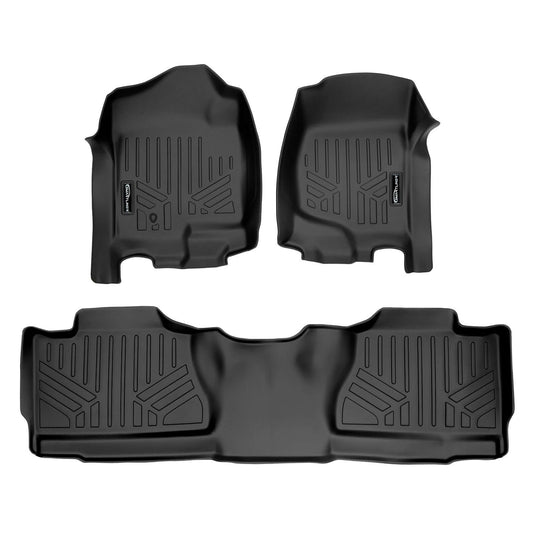 SMARTLINER Custom Fit Floor Liners For 2007-2013 Chevrolet Avalanche