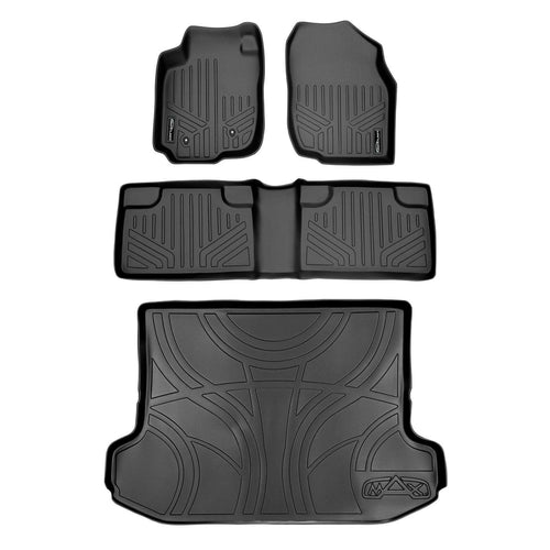 SMARTLINER Custom Fit Floor Liners For 2006-2012 Toyota RAV4 (without 3rd Row Seat)