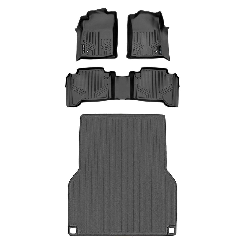 Load image into Gallery viewer, SmartCoverage™ Custom Fit Floor Liners For 2005-2011 Toyota Tacoma Double Cab (No Manuals)
