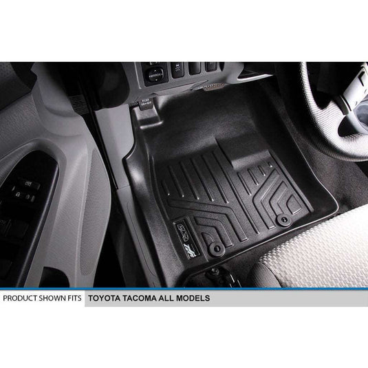 SmartCoverage™ Custom Fit Floor Liners For 2005-2011 Toyota Tacoma Double Cab (No Manuals)