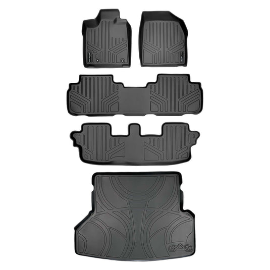 SMARTLINER Custom Fit Floor Liners For 2008-2013 Toyota Highlander (Hybrid Only)