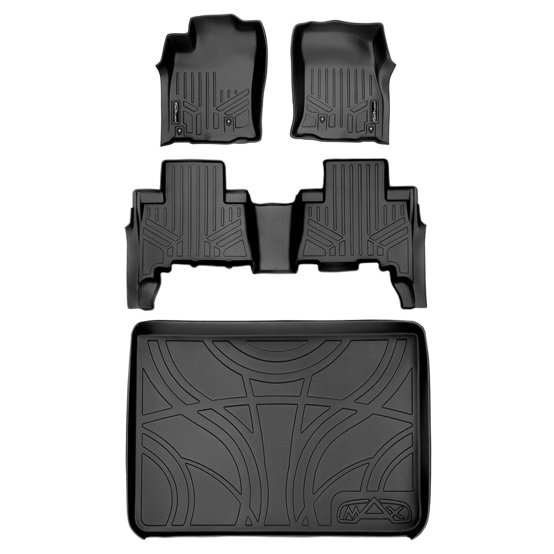 Load image into Gallery viewer, SMARTLINER Custom Fit Floor Liners For 2010-2012 Toyota 4Runner (5 Passenger with sliding Cargo Tray)
