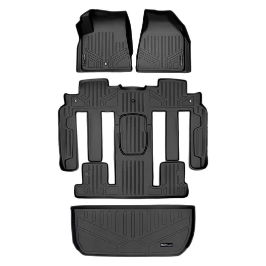 SMARTLINER Custom Fit Floor Liners For Traverse/Enclave with 2nd Row Bucket Seats