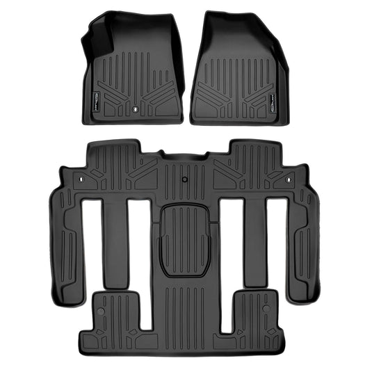 SMARTLINER Custom Fit Floor Liners For Traverse/Enclave with 2nd Row Bucket Seats