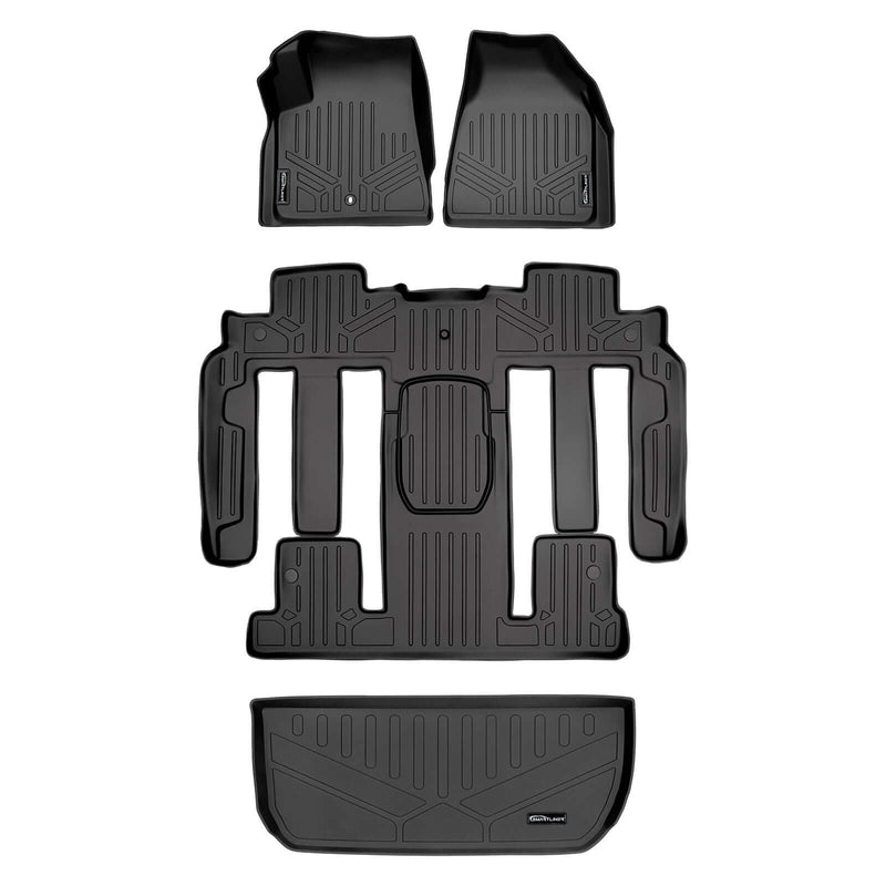 Load image into Gallery viewer, SMARTLINER Custom Fit Floor Liners For 2008 - 2017 Buick Enclave with 2nd Row Bucket Seats
