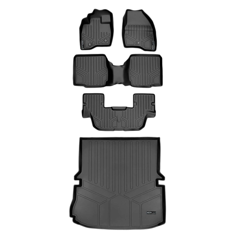 Load image into Gallery viewer, SMARTLINER Custom Fit Floor Liners For 2011-2014 Ford Explorer (with 2nd Row Center Console)
