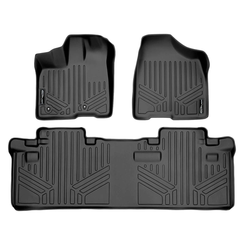 Load image into Gallery viewer, SMARTLINER Custom Fit Floor Liners For 2011-2012 Sienna (8 Passenger Model with Power Folding 3rd Row Seats)
