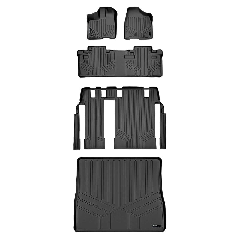Load image into Gallery viewer, SMARTLINER Custom Fit Floor Liners For 2011-2012 Toyota Sienna (8 Passenger Model)
