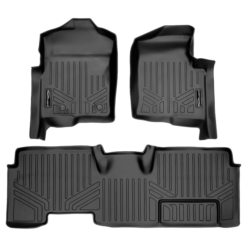 Load image into Gallery viewer, SMARTLINER Custom Fit Floor Liners For 2011-2014 Ford F-150 SuperCab with Flow Center Console
