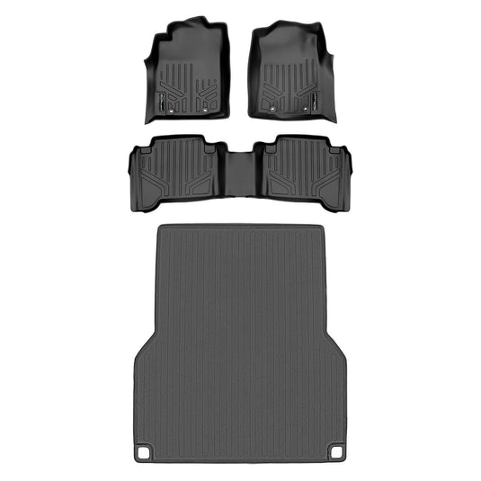 SmartCoverage™ Custom Fit Floor Liners For 2012-2015 Toyota Tacoma Double Cab