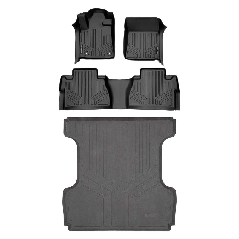 Load image into Gallery viewer, SMARTLINER Custom Fit Floor Liners For 2007-2021 Toyota Tundra CrewMax Cab
