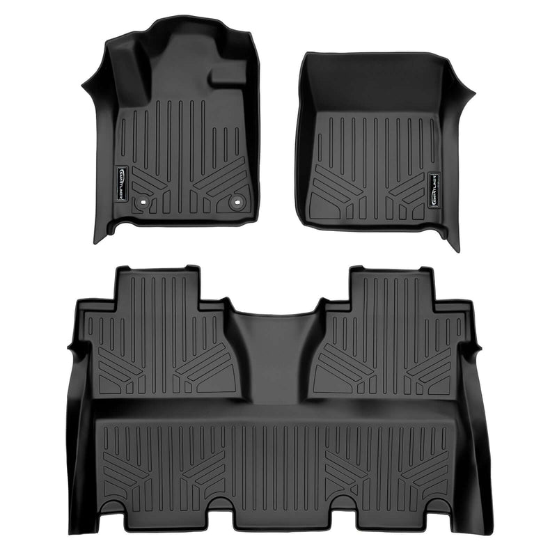 Load image into Gallery viewer, SMARTLINER Custom Fit Floor Liners For 2007-2021 Toyota Tundra CrewMax Cab (with Coverage Under 2nd Row Seat)
