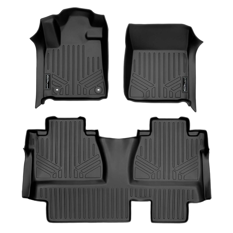 Load image into Gallery viewer, SMARTLINER Custom Fit Floor Liners For 2014-2021 Toyota Tundra Double Cab (with Coverage Under 2nd Row Seat)

