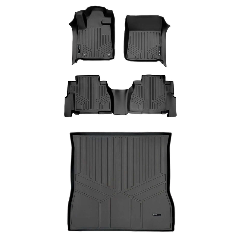 Load image into Gallery viewer, SMARTLINER Custom Fit Floor Liners For 2008 - 2022 Toyota Sequoia with 2nd Row Bench Seat
