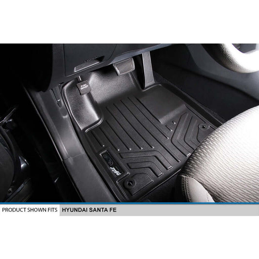SMARTLINER Custom Fit Floor Liners For 2013-2018 Hyundai Santa Fe (5 Passenger Model)