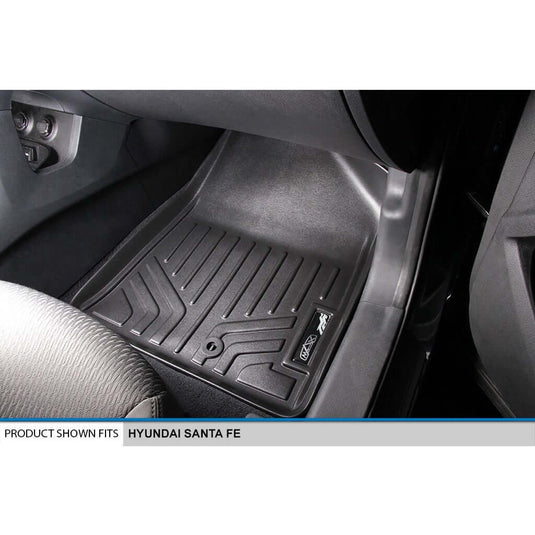 SMARTLINER Custom Fit Floor Liners For 2013-2018 Hyundai Santa Fe (5 Passenger Model)