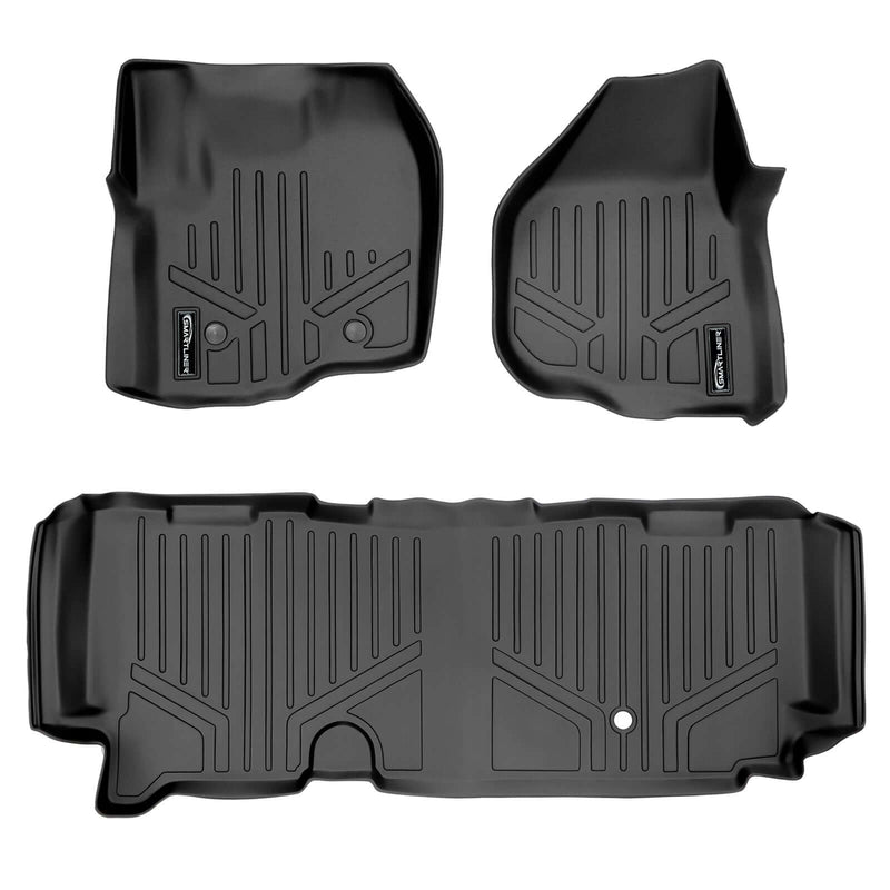 Load image into Gallery viewer, SMARTLINER Custom Fit Floor Liners For 2012-2016 Ford F-250/F-350 Super Duty SuperCab with Raised Drivers Side Pedal
