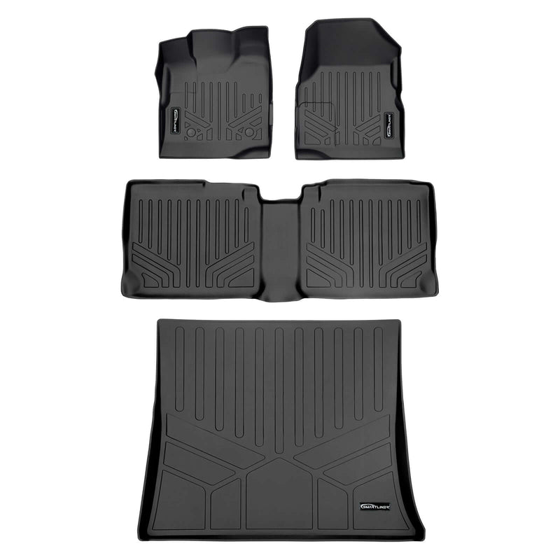 Load image into Gallery viewer, Smart Trim™ Custom Fit Floor Liners For 2011-2017 Chevy Equinox / GMC Terrain (with Dual Front Floor Posts)
