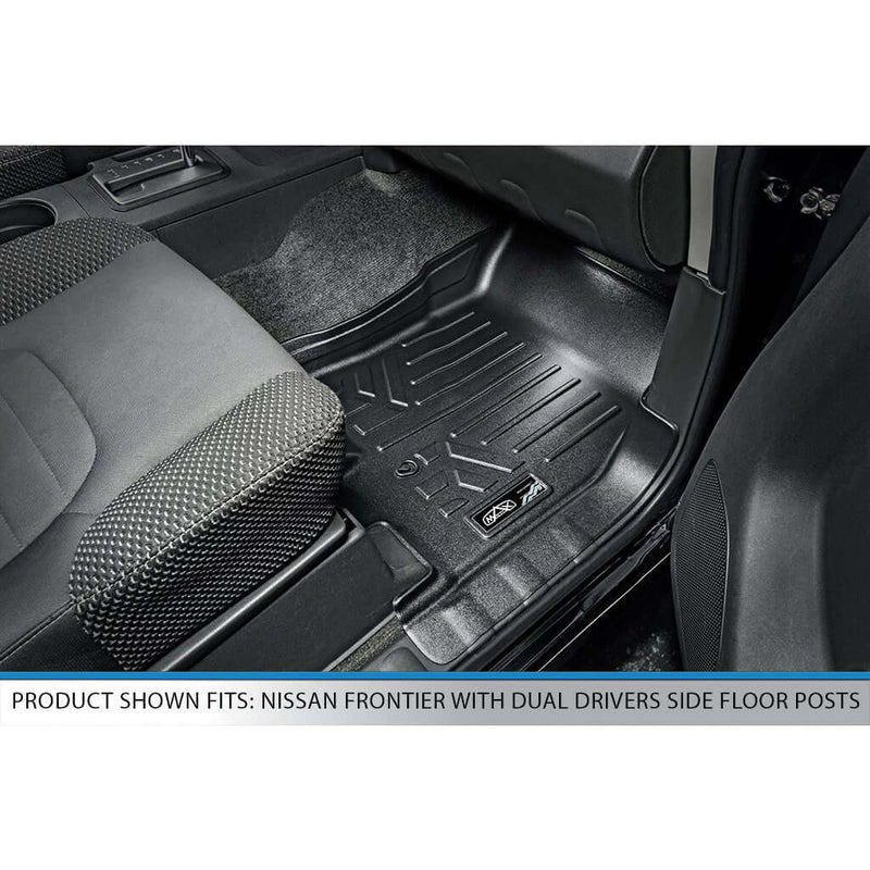 Load image into Gallery viewer, SmartCoverage™ Floor Liners For 2008-2021 Nissan Frontier Crew Cab with Dual Drivers Side Floor Posts
