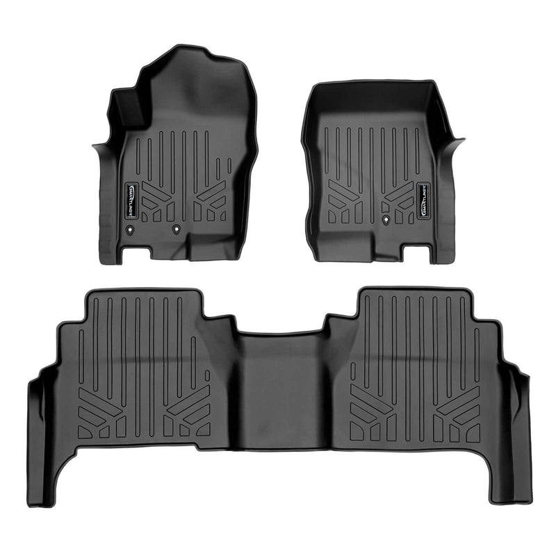 Load image into Gallery viewer, SmartCoverage™ Custom Fit Floor Liners For 2008-2021 Nissan Frontier Crew Cab with Dual Drivers Side Floor Posts
