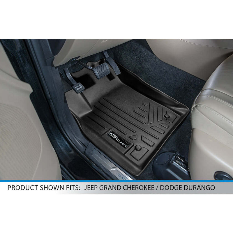 Load image into Gallery viewer, Smart Trim™ Custom Fit Floor Liners For 2013-2016 Jeep Grand Cherokee (without 2nd Row Center Console)
