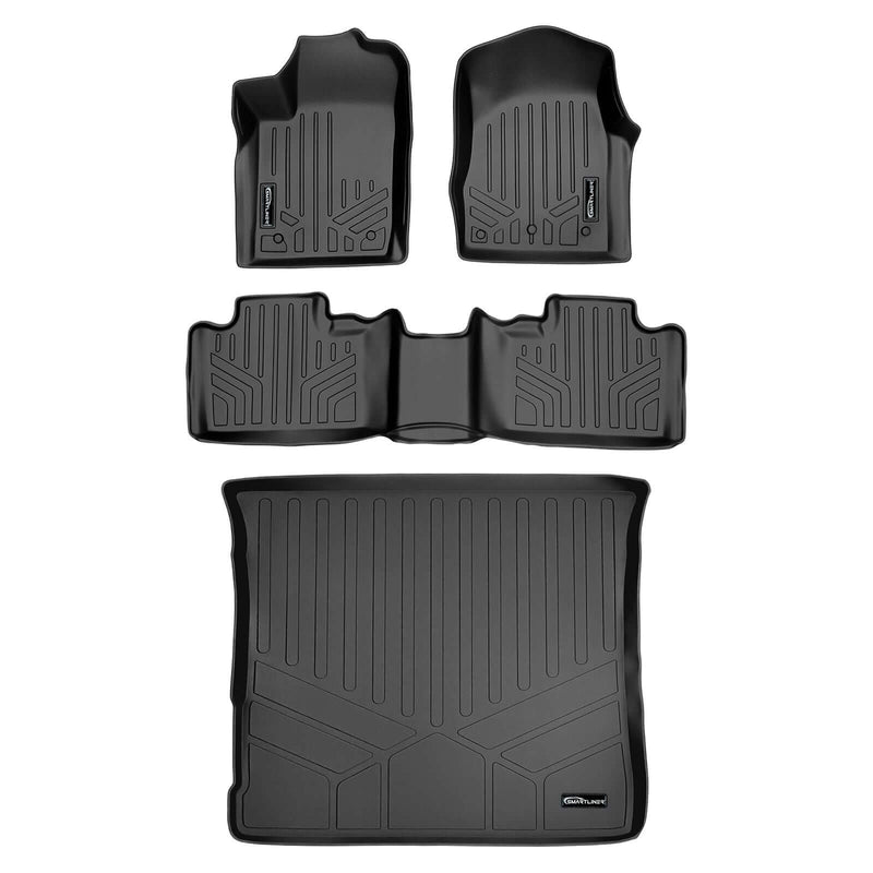 Load image into Gallery viewer, Smart Trim™ Custom Fit Floor Liners For 2013-2016 Jeep Grand Cherokee (without 2nd Row Center Console)
