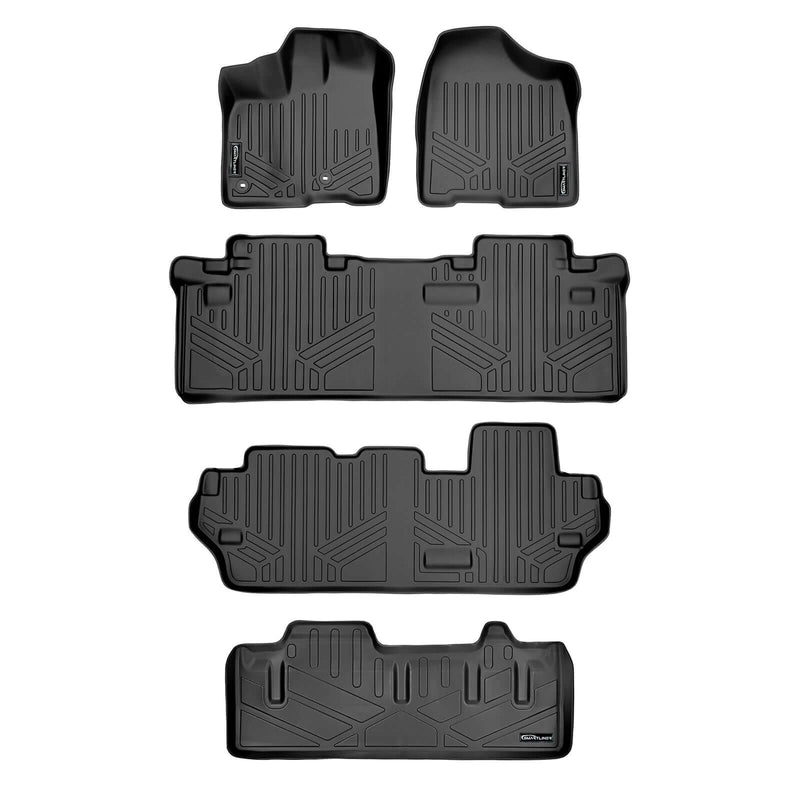 Load image into Gallery viewer, SMARTLINER Custom Fit Floor Liners For 2013-2020 Toyota Sienna (8 Passenger Model)
