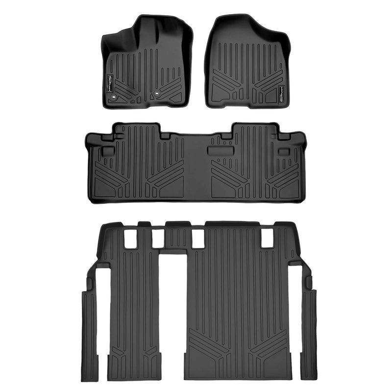 Load image into Gallery viewer, SMARTLINER Custom Fit Floor Liners For 2013-2020 Toyota Sienna (8 Passenger Model)
