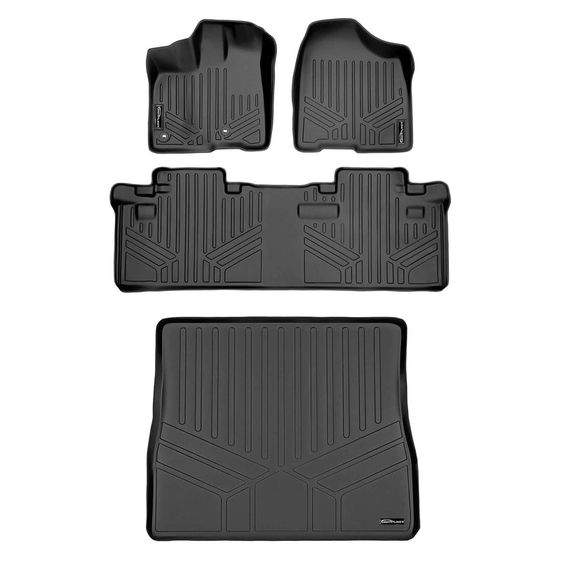 Load image into Gallery viewer, SMARTLINER Custom Fit Floor Liners For 2013-2020 Toyota Sienna (8 Passenger Model)

