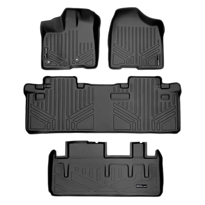 Load image into Gallery viewer, SMARTLINER Custom Fit Floor Liners For 2013-2020 Toyota Sienna (8 Passenger Model)
