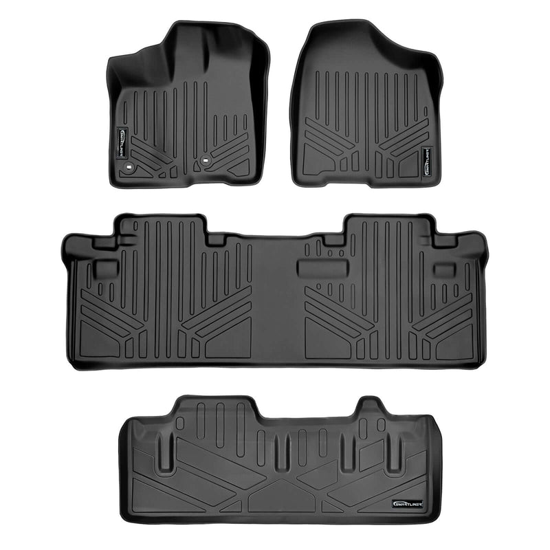 Load image into Gallery viewer, SMARTLINER Custom Fit Floor Liners For 2013-2020 Toyota Sienna (8 Passenger Model)
