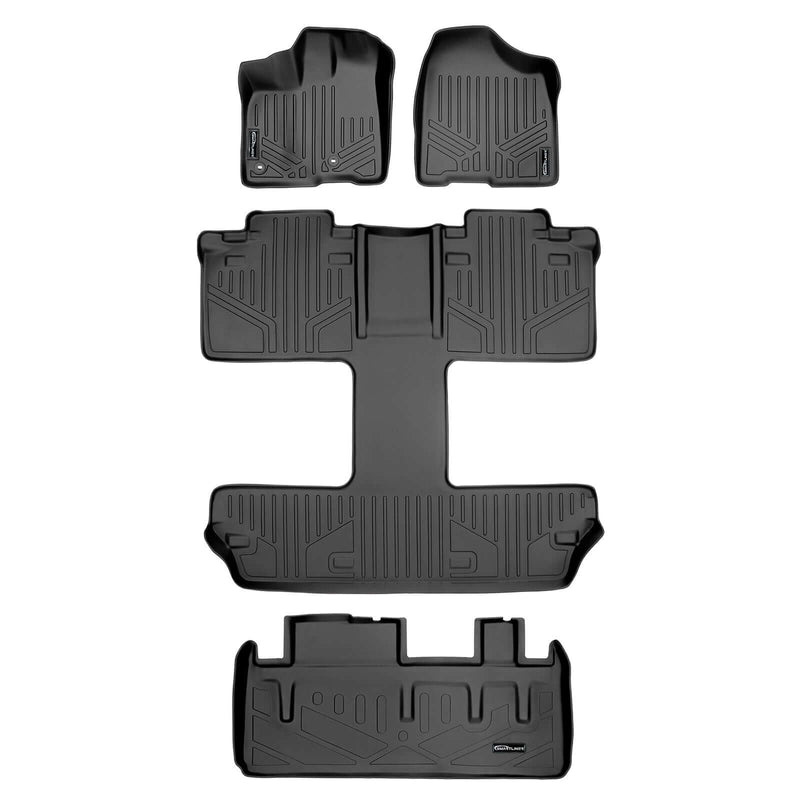 Load image into Gallery viewer, Smart Trim™ Custom Fit Floor Liners For 2013 2020 Toyota Sienna 7 Passenger Model
