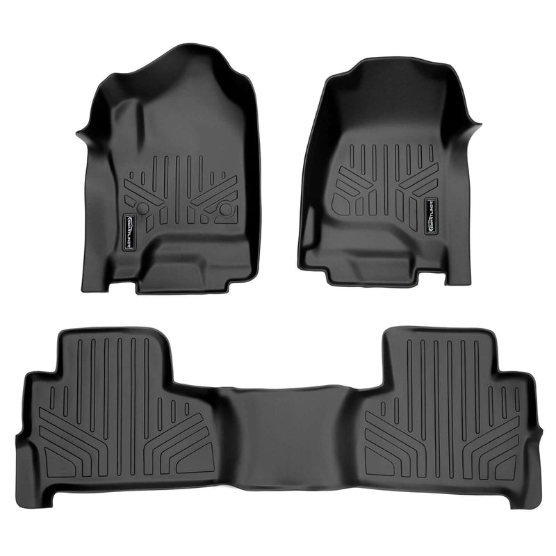 Load image into Gallery viewer, Smart Trim™ Custom Fit Floor Liners For 2015-2020 Chevrolet Tahoe / GMC Yukon With 2nd Row Bucket Seats

