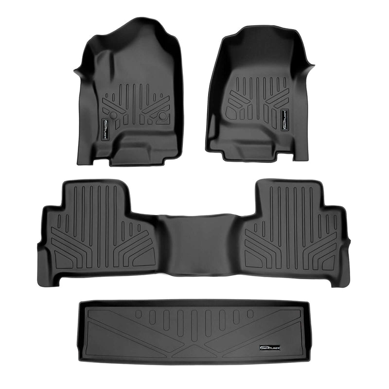 Load image into Gallery viewer, Smart Trim™ Custom Fit Floor Liners For 2015-2020 Chevrolet Tahoe / GMC Yukon With 2nd Row Bucket Seats

