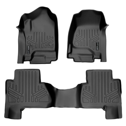 SMARTLINER Custom Fit Floor Liners For 2015-2020 Cadillac Escalade ESV with 2nd Row Bench Seat