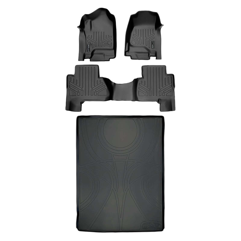 Load image into Gallery viewer, SMARTLINER Custom Fit Floor Liners For 2015-2020 Cadillac Escalade ESV with 2nd Row Bench Seat
