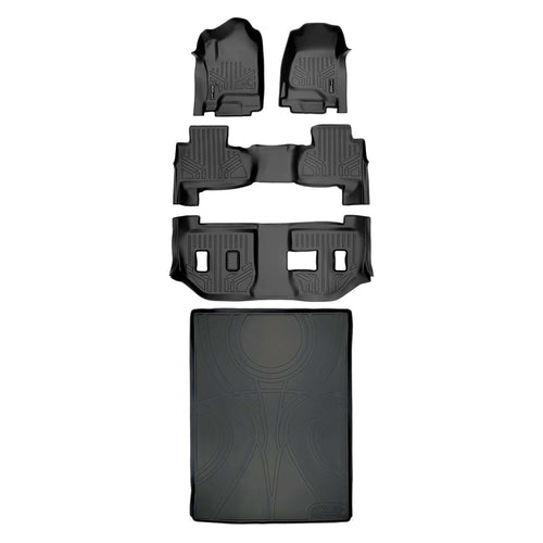 SMARTLINER Custom Fit Floor Liners For 2015-2020 Suburban / Yukon XL (with 2nd Row Bench Seat)