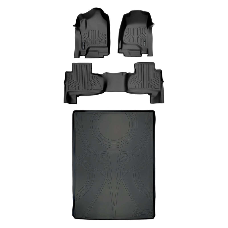 Load image into Gallery viewer, SMARTLINER Custom Fit Floor Liners For 2015-2020 Suburban / Yukon XL (with 2nd Row Bench Seat)
