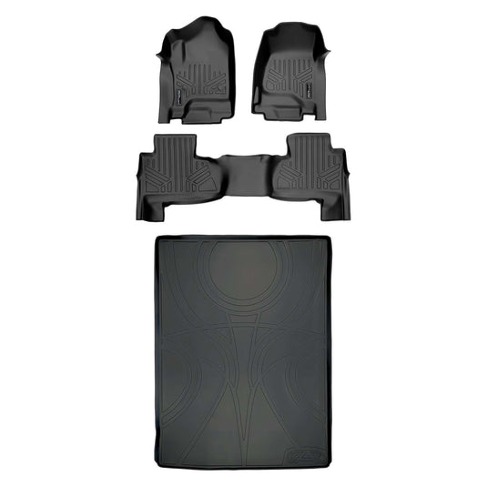 SMARTLINER Custom Fit Floor Liners For 2015-2020 Suburban / Yukon XL (with 2nd Row Bench Seat)
