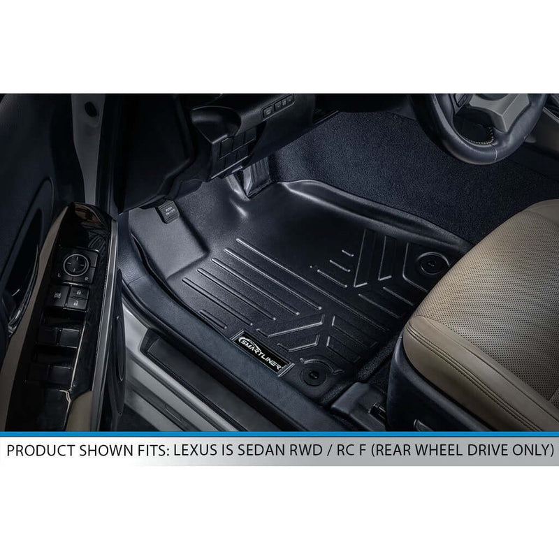 Load image into Gallery viewer, SMARTLINER Custom Fit Floor Liners For 2014-2024 Lexus IS (Sedan Rear Wheel Drive Only)
