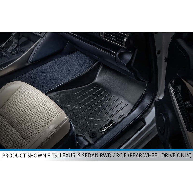 Load image into Gallery viewer, SMARTLINER Custom Fit Floor Liners For 2014-2024 Lexus IS (Sedan Rear Wheel Drive Only)
