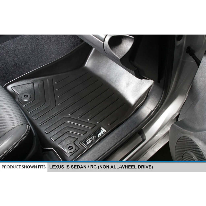 Load image into Gallery viewer, SMARTLINER Custom Fit Floor Liners For 2014-2024 Lexus IS Sedan RWD / 2015-2021 RC (Rear Wheel Drive Only)
